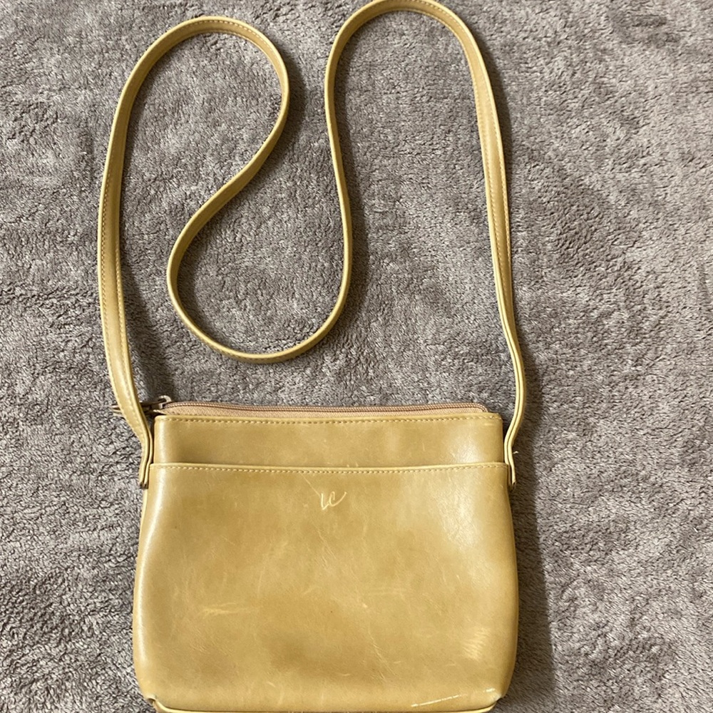 Liz Claiborne leather shoulder bag. Normal wear from use